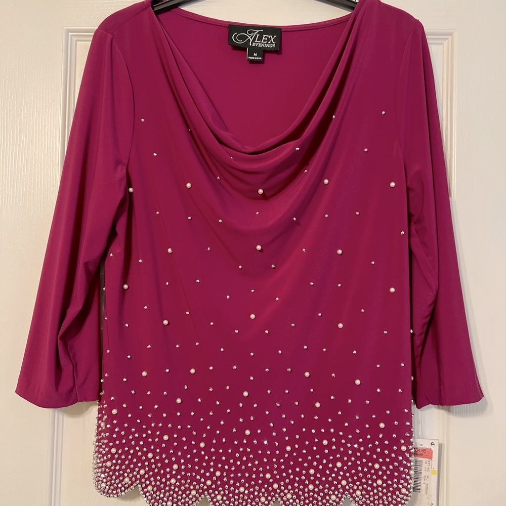 NWT!! Alex Evening blouse